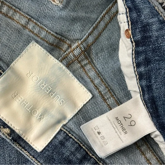 MOTHER Superior The Tomcat Jean Seriously Truce Size 29 High Rise‎ Straight Leg